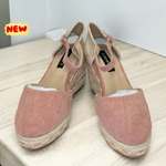 Carica l'immagine nel visualizzatore di Gallery, Scarpe scamosciate con zeppe