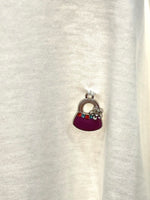 Load image into Gallery viewer, T-shirt ciondolo borsetta