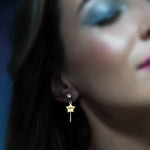 Carica l'immagine nel visualizzatore di Gallery, Orecchini bacchetta magica “Sogni di magia”