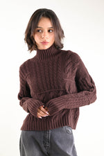 Load image into Gallery viewer, Maglione lavorazione a trecce