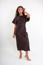 Carica l'immagine nel visualizzatore di Gallery, Abito con drappeggio