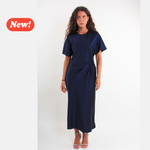 Carica l'immagine nel visualizzatore di Gallery, Abito con drappeggio