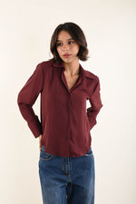Load image into Gallery viewer, Camicia in tessuto fluido