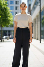 Carica l'immagine nel visualizzatore di Gallery, Pantaloni a gamba larga