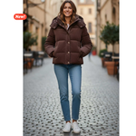 Load image into Gallery viewer, Giubbotto bomberino con cappuccio