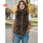 Carica l'immagine nel visualizzatore di Gallery, Gilet in ecopelle