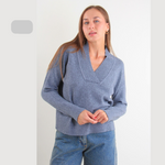 Carica l'immagine nel visualizzatore di Gallery, Maglia con finiture a coste
