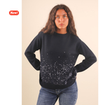 Load image into Gallery viewer, Maglione con pailettes degradè