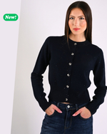 Load image into Gallery viewer, Cardigan con micropaillettes
