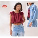 Load image into Gallery viewer, Blusa con fiore