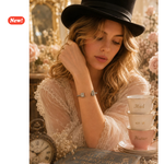 Load image into Gallery viewer, Bracciale cilindro e tazzine “Tutti i migliori sono matti!”