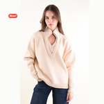 Carica l'immagine nel visualizzatore di Gallery, Maglione collo a V rovescio