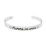 Carica l'immagine nel visualizzatore di Gallery, Bracciale rigido “Mamma sei unica”