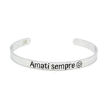 Load image into Gallery viewer, Bracciale rigido “Amati sempre”