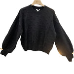 Carica l'immagine nel visualizzatore di Gallery, Maglione corto a girocollo