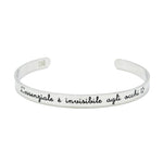 Load image into Gallery viewer, Bracciale rigido “L’essenziale è invisibile agli occhi”