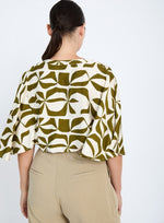 Carica l'immagine nel visualizzatore di Gallery, Camicia con stampa astratta