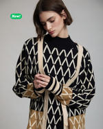 Carica l'immagine nel visualizzatore di Gallery, Giacca Jacquard geometrica
