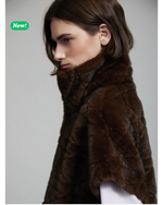 Load image into Gallery viewer, Gilet in materiale sintetico con stampa geometrica