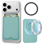 Load image into Gallery viewer, Slim Wallet compatibile MagSafe - Fino a 3 carte, con Anello adattatore