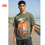 Carica l'immagine nel visualizzatore di Gallery, T-shirt uomo stampa Surf