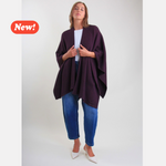 Carica l'immagine nel visualizzatore di Gallery, Mantella maglia a coste