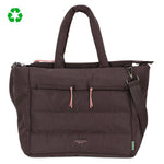 Carica l'immagine nel visualizzatore di Gallery, Borsa tote imbottita DRD4-7R Travel Gene Marrone