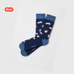 Load image into Gallery viewer, Calzini BePig Blue - in cotone organico