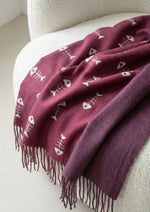 Carica l'immagine nel visualizzatore di Gallery, Pashmina reversibile lisca di pesce