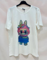 Carica l'immagine nel visualizzatore di Gallery, T-Shirt Labubu rosa
