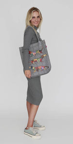 Load image into Gallery viewer, Joker Borsa Shopper in feltro