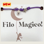 Load image into Gallery viewer, Bracciale filo magico ditale e stella