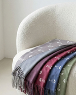 Carica l'immagine nel visualizzatore di Gallery, Pashmina reversibile lisca di pesce