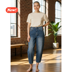 Carica l'immagine nel visualizzatore di Gallery, Jeans con caviglia scoperta