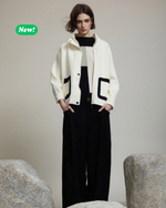 Carica l'immagine nel visualizzatore di Gallery, Bomber in maglia bicolore