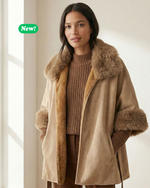 Carica l'immagine nel visualizzatore di Gallery, Cappotto in pelliccia sintetica