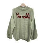 Carica l'immagine nel visualizzatore di Gallery, Maglione tinta unita "No vabbè"