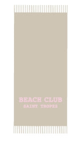 Load image into Gallery viewer, Telo mare tinta unita BEACH CLUB