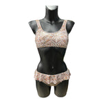 Load image into Gallery viewer, Costume bikini corpetto + pochette, fantasia "Etnico India", collezioni Acquadicocco.