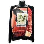 Carica l'immagine nel visualizzatore di Gallery, Maglia con fondo flowers