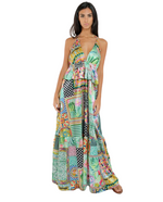 Load image into Gallery viewer, Abito lungo con spalline Cactus