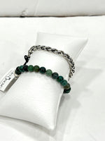 Carica l'immagine nel visualizzatore di Gallery, Bracciale doppio Geko/cuore