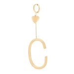 Load image into Gallery viewer, Mono orecchino con lettera