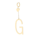 Load image into Gallery viewer, Mono orecchino con lettera
