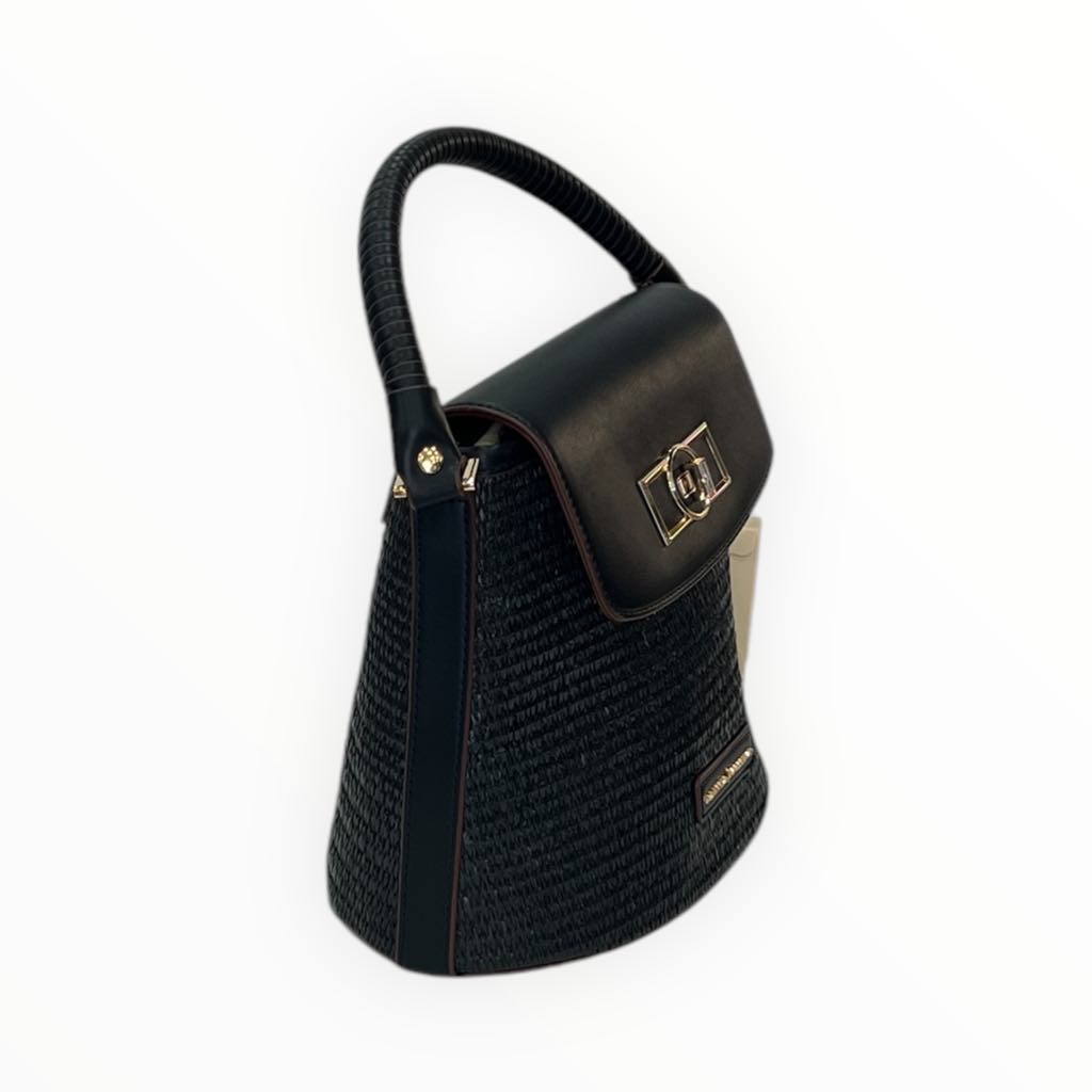 Borsa a mano tessuto intrecciato