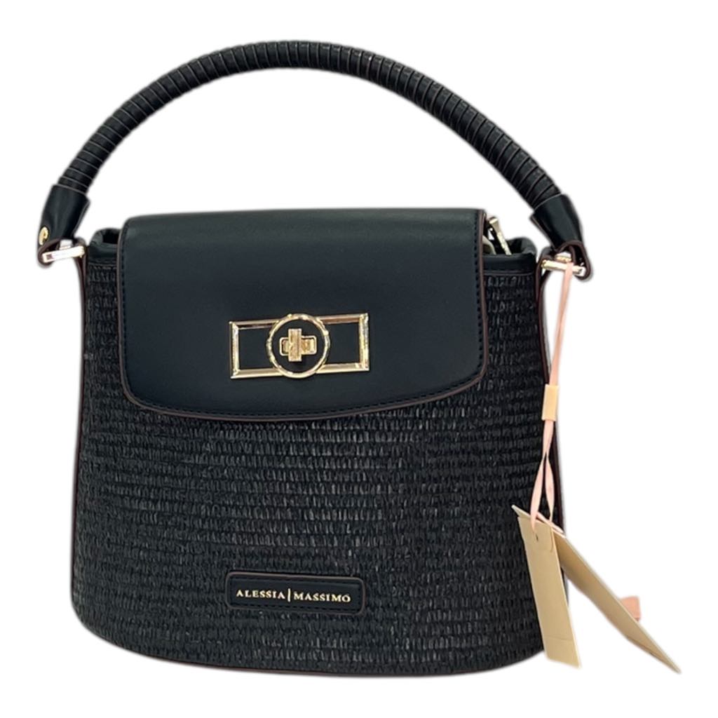 Borsa a mano tessuto intrecciato