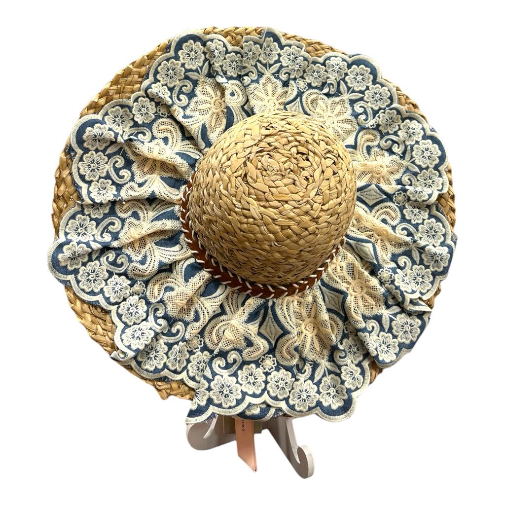 Cappello di paglia fiori