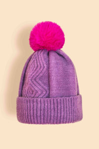 Cappello Ingrid Bobble - Uva