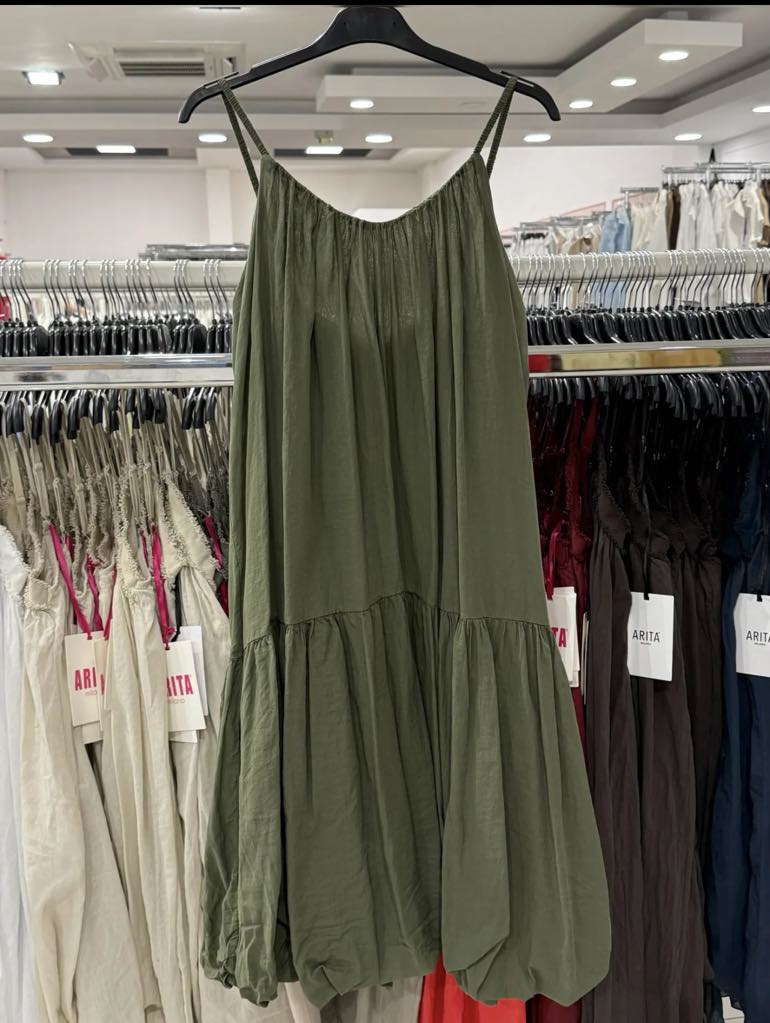 Abito in cotone garzato
