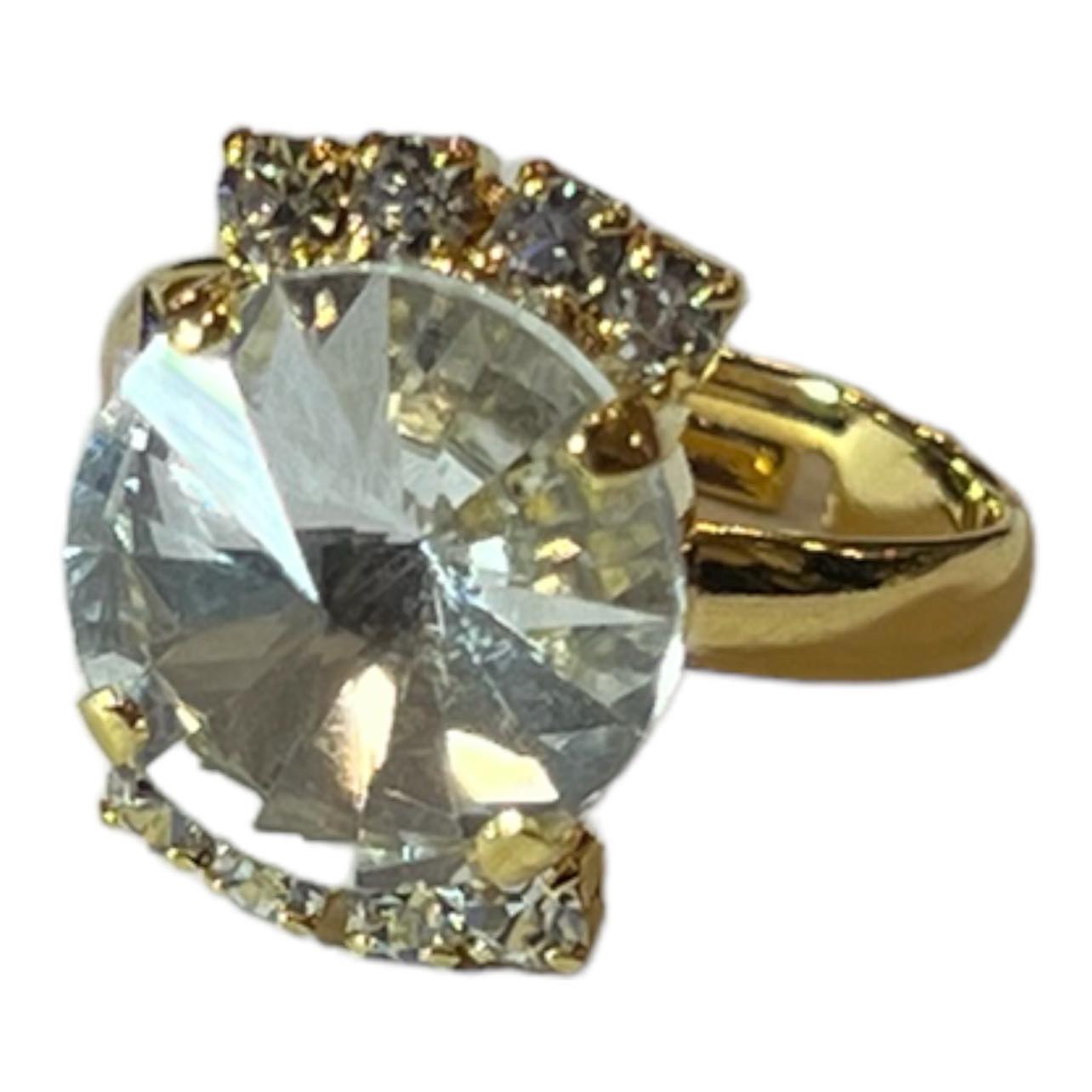 Anello regolabile brillante